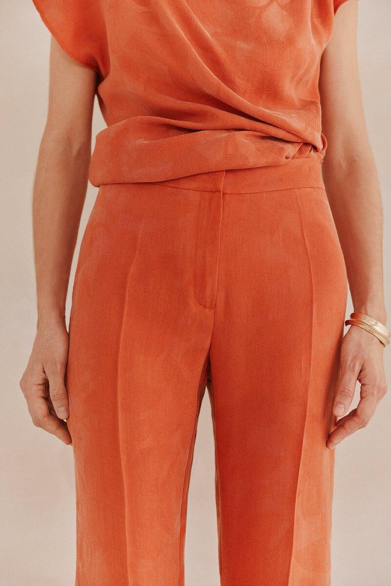 Cortefiel Petra. Pantalones Jaquard