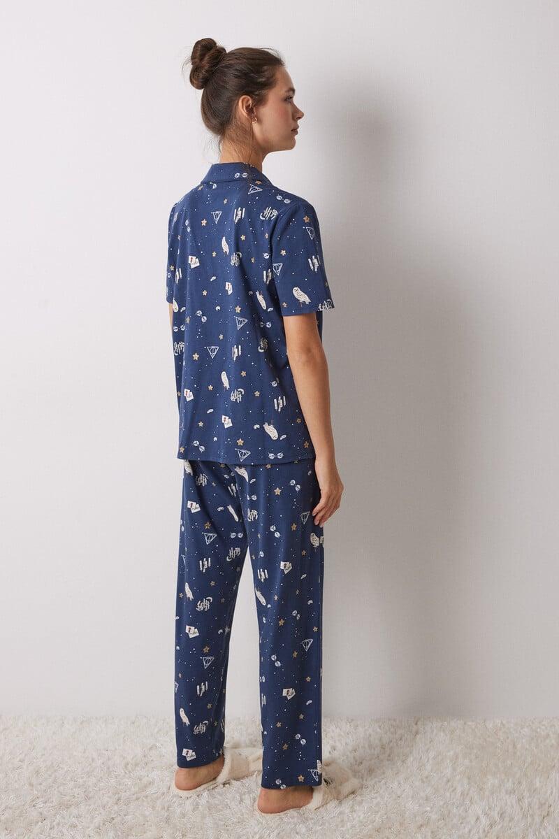 Cortefiel Pijama Camisero Harry Potter 100% Algodón