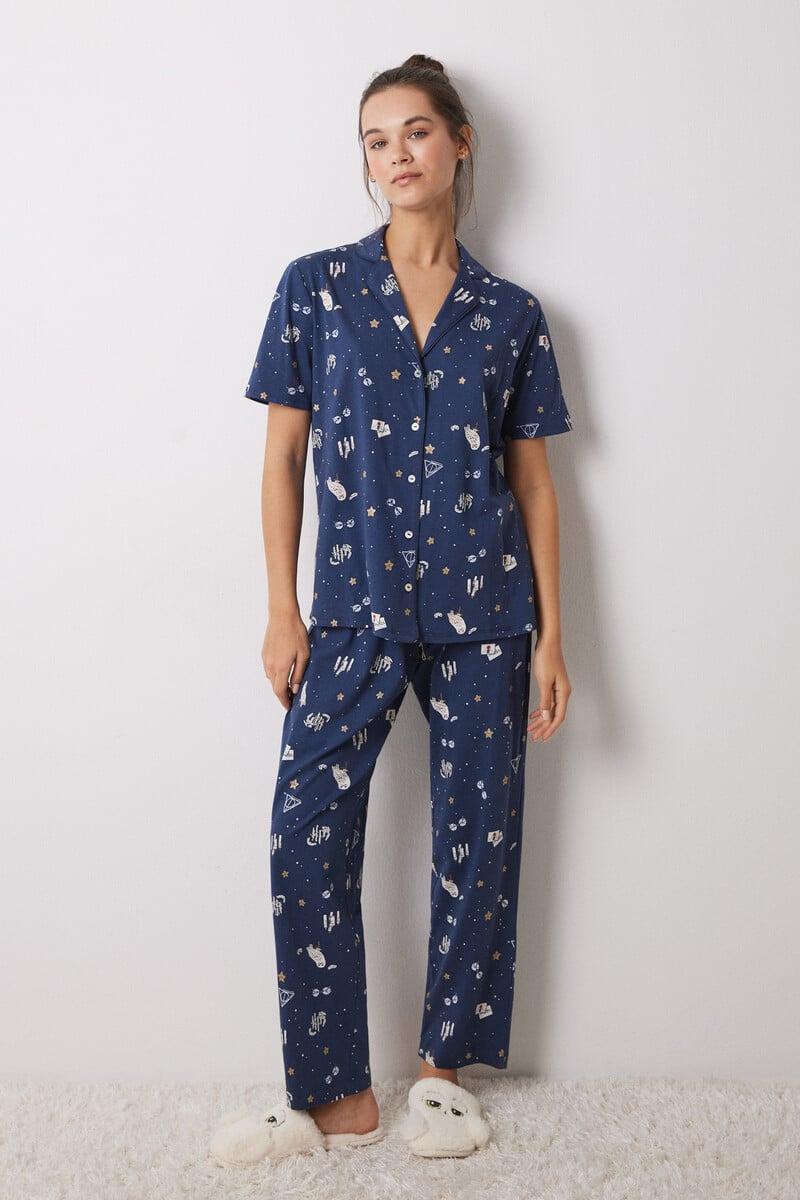 Cortefiel Pijama camisero Harry Potter 100% algodón