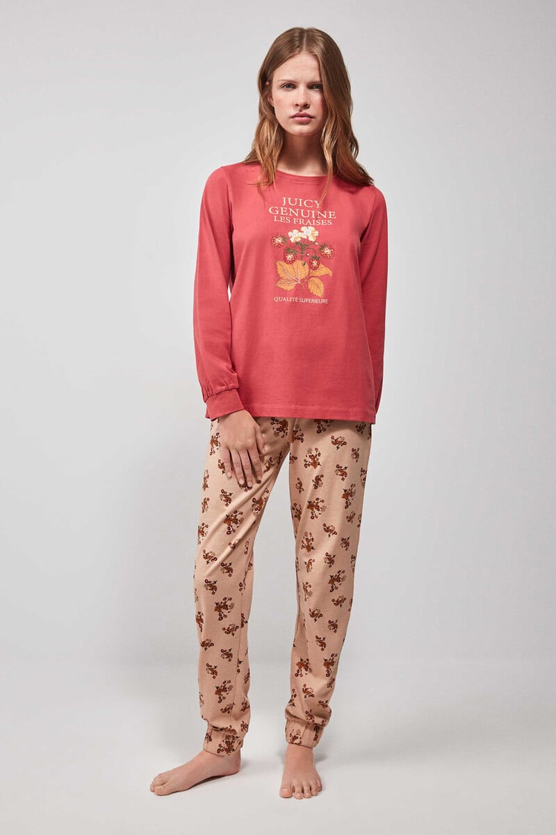 Cortefiel Pijama estampado algodón