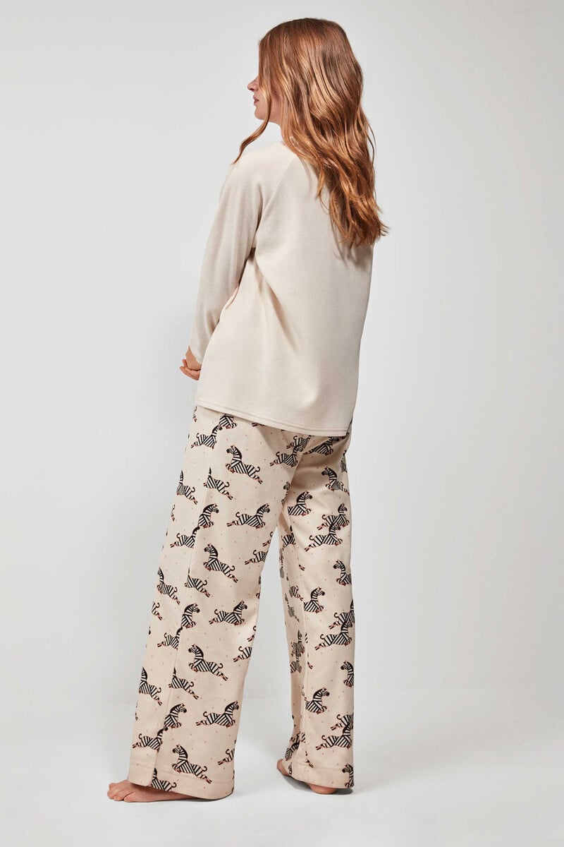 Cortefiel Pijama Estampado Micropolar