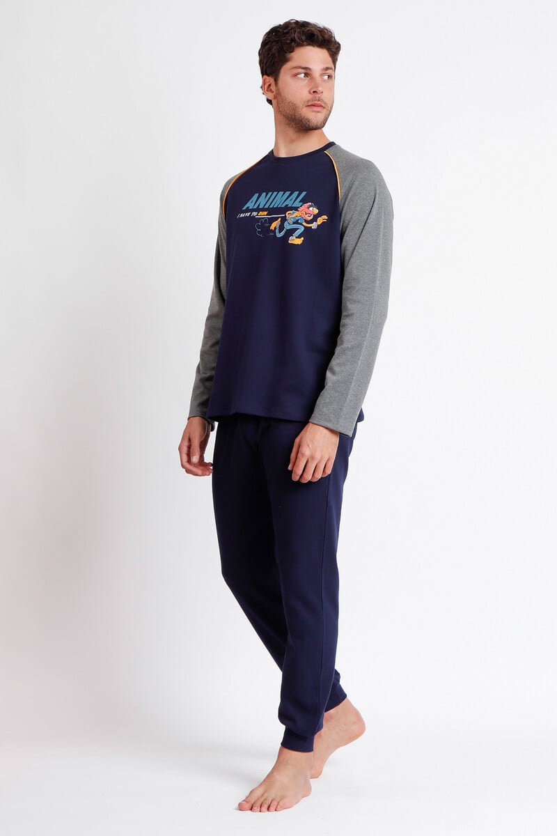 Cortefiel Pijama Hombre Animal I Have To Run