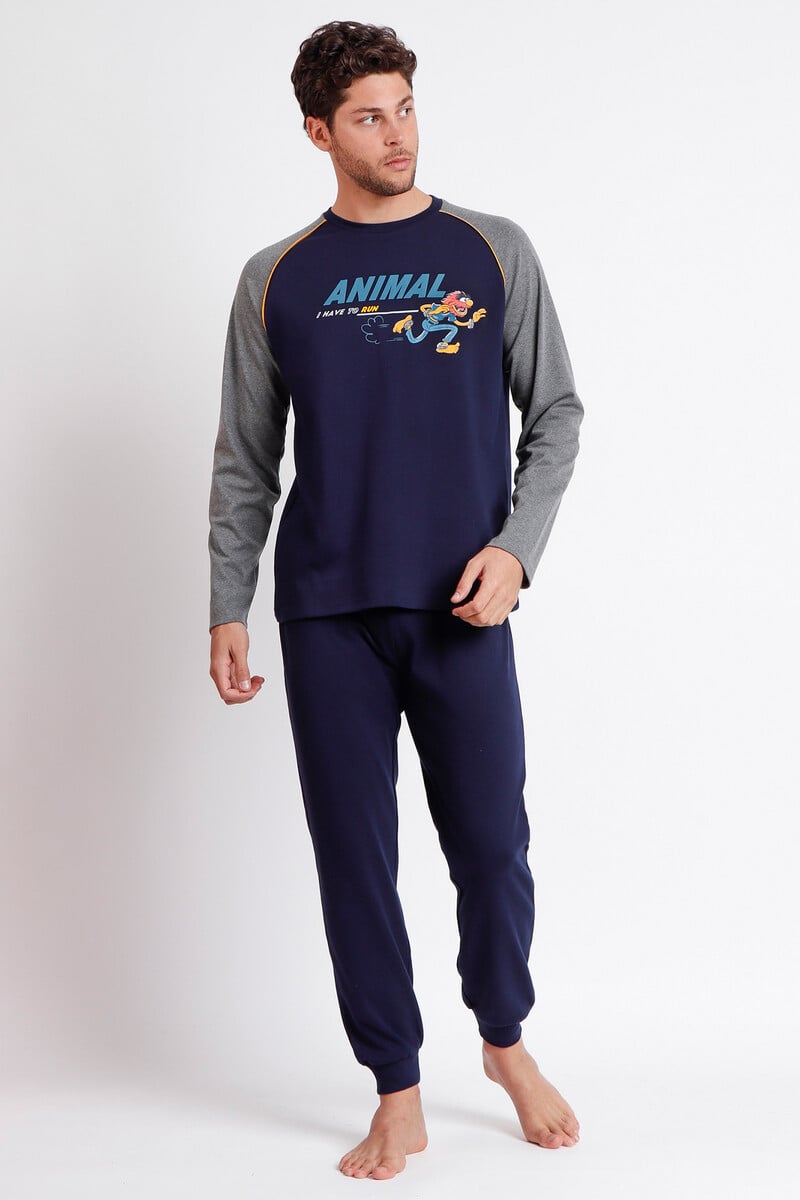 Cortefiel Pijama hombre Animal I have to run