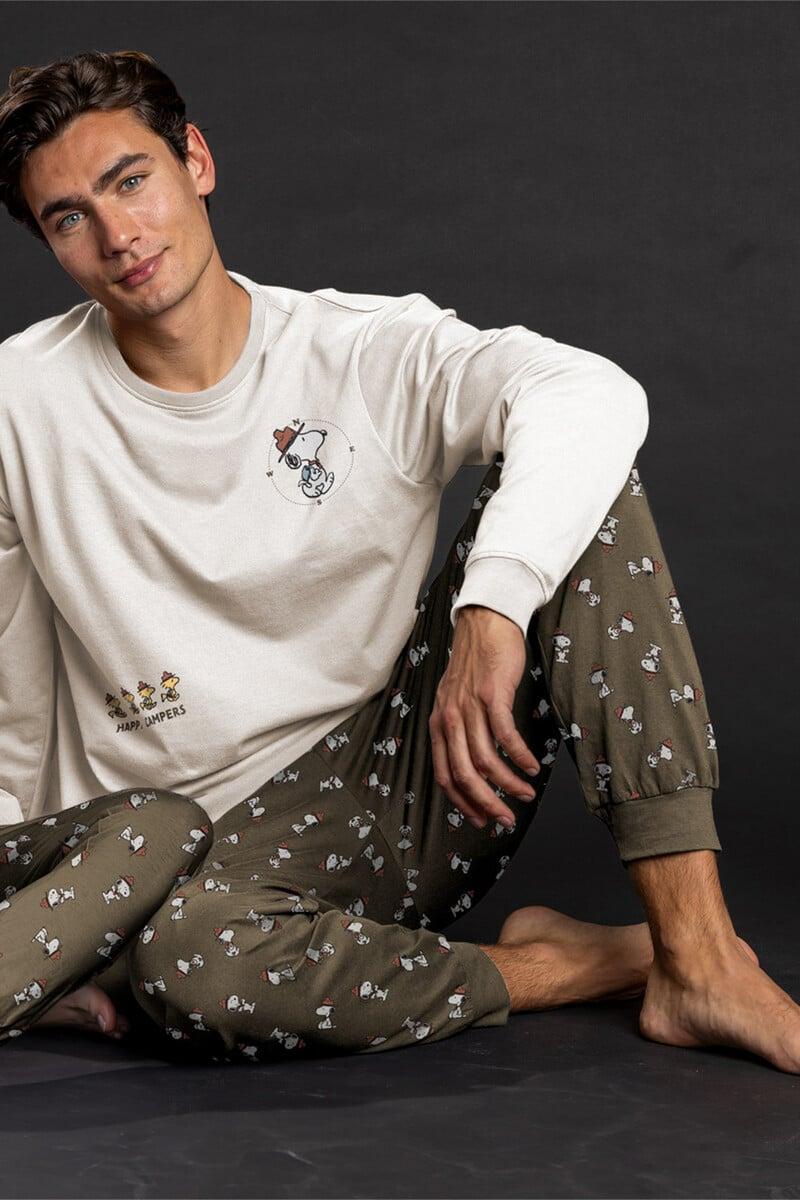 Cortefiel Pijama Hombre Felpa Beagle Scouts Snoopy