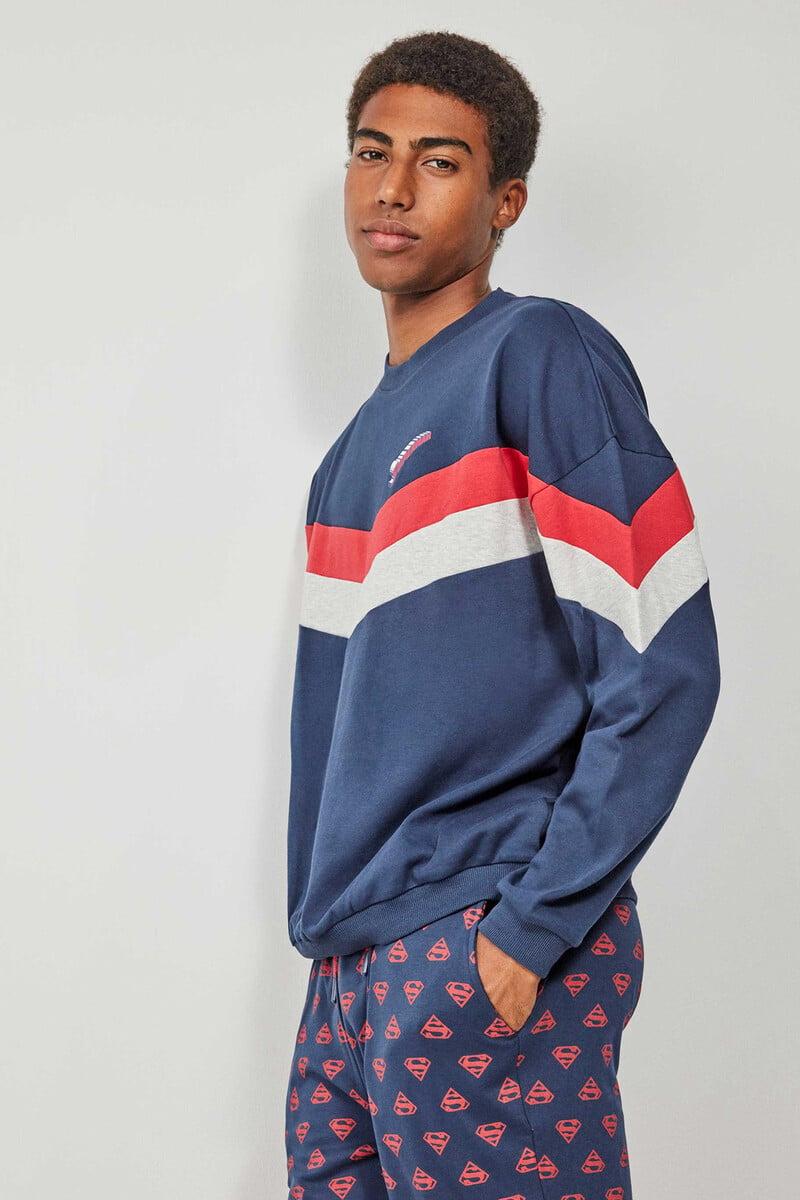 Cortefiel Pijama Largo De Hombre Super Man
