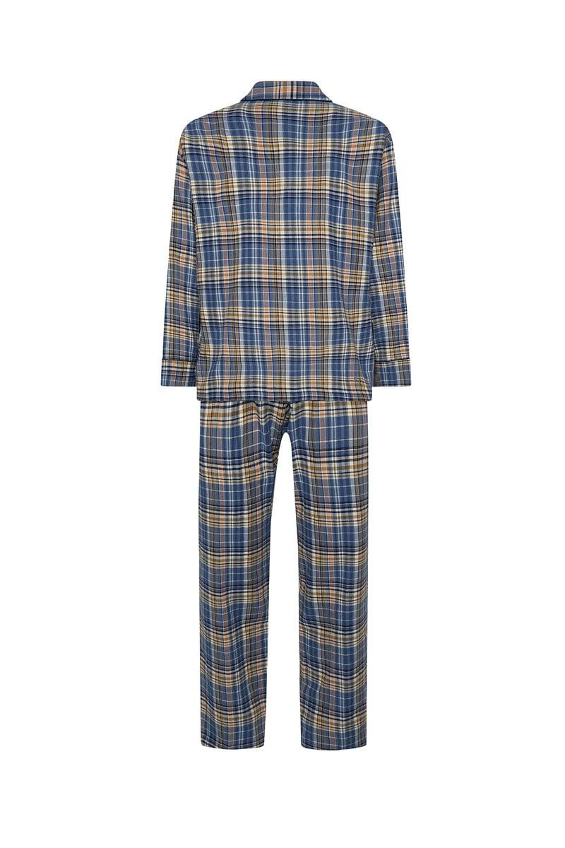 Cortefiel Pijama Largo Hombre Azul
