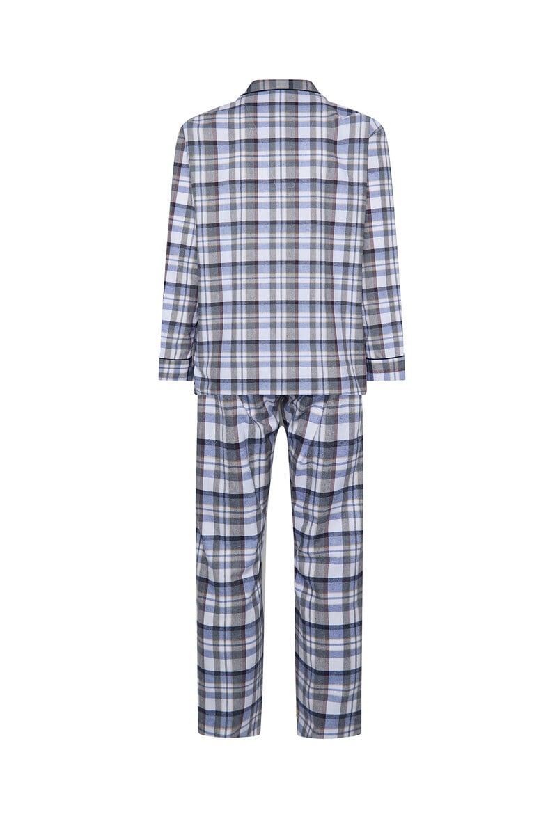 Cortefiel Pijama Largo Hombre Azul