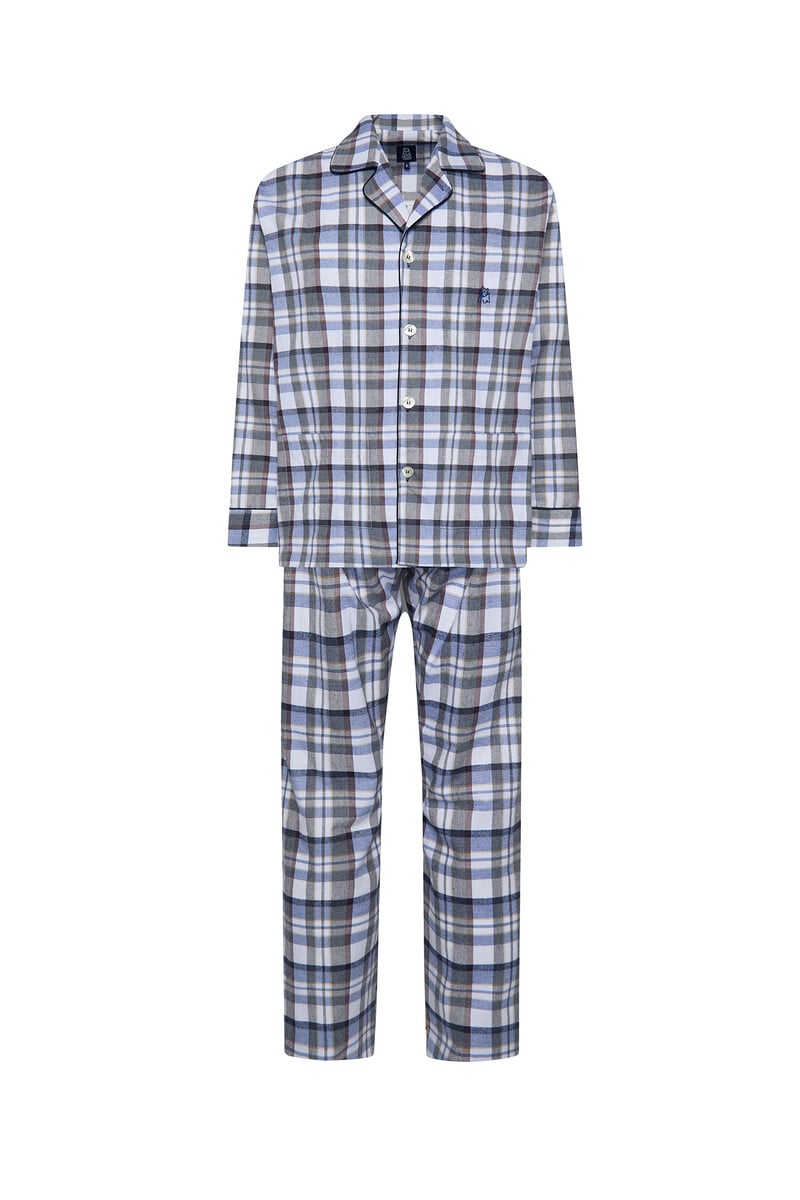 Cortefiel Pijama largo hombre azul