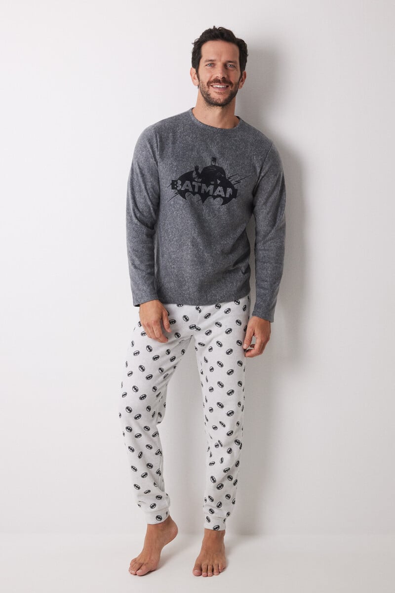 Cortefiel Pijama Largo Hombre Polar "Batman"