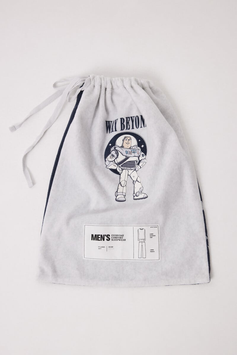 Cortefiel Pijama Largo Hombre Polar "Buzz Lightyear"