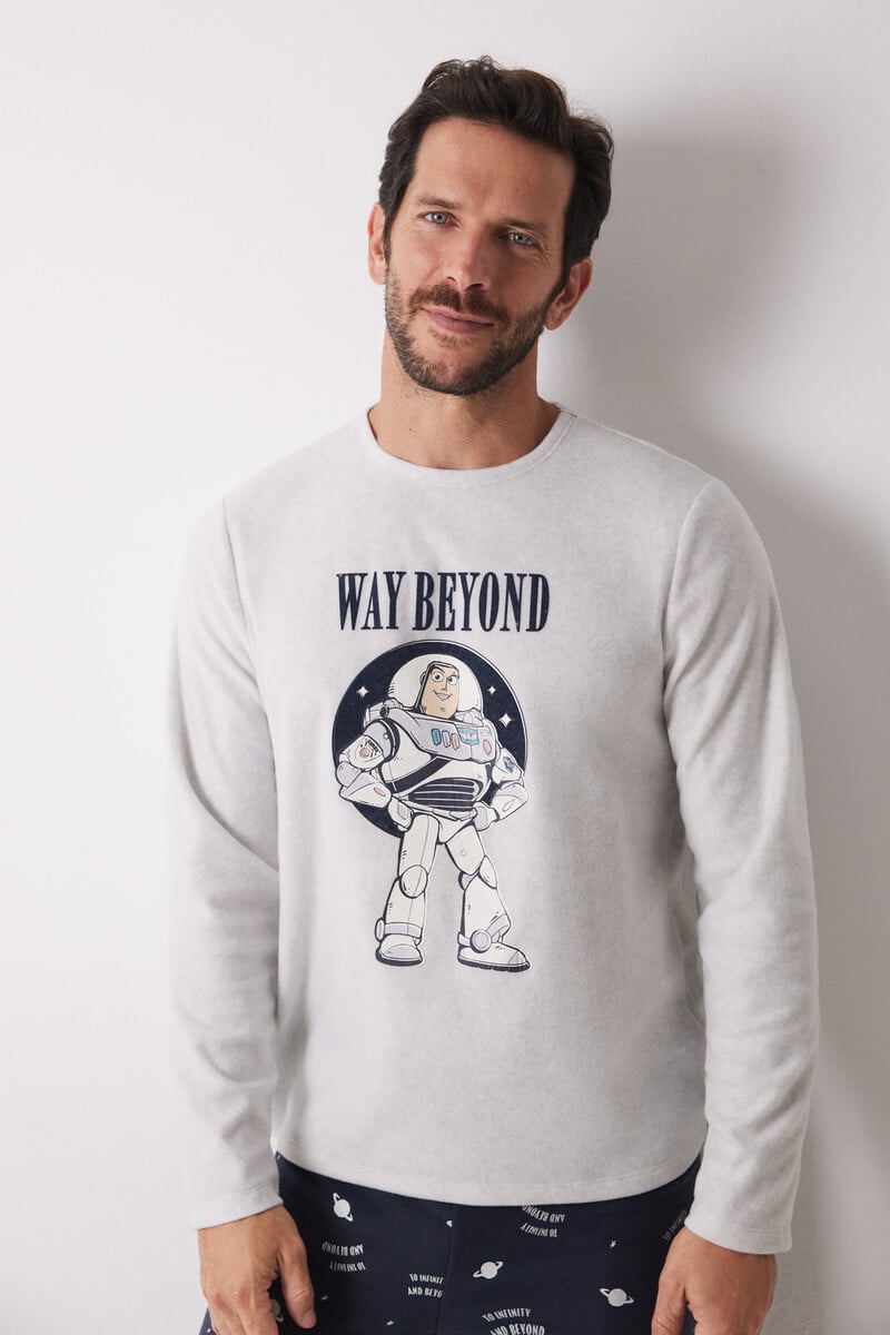 Cortefiel Pijama Largo Hombre Polar "Buzz Lightyear"