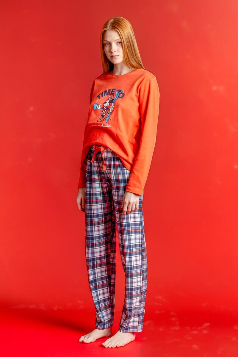 Cortefiel Pijama largo mujer Mickey cuadros