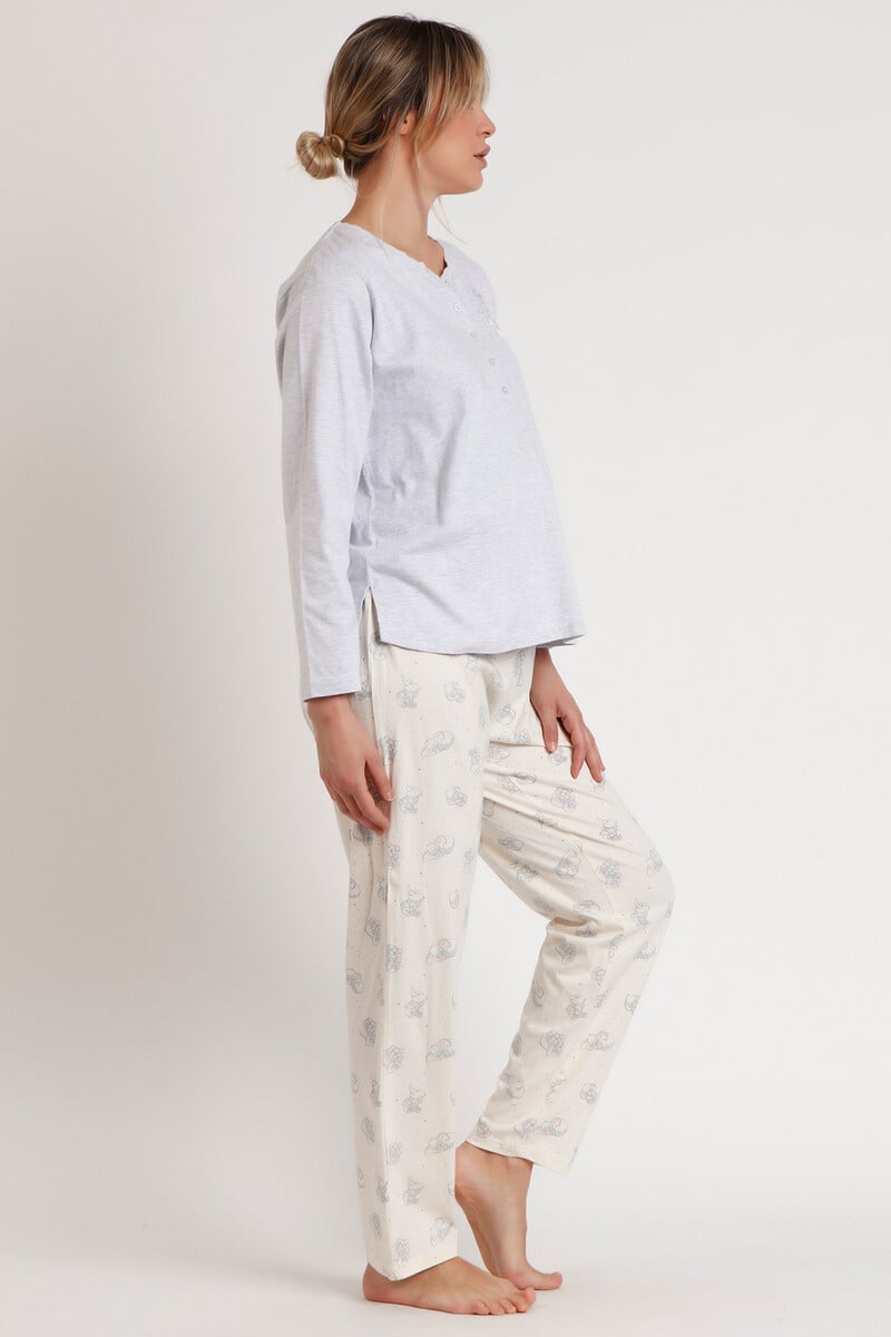 Cortefiel Pijama Largo Premamá Dumbo