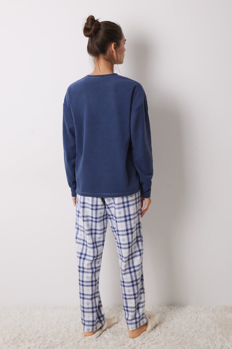 Cortefiel Pijama Polar Cuadros Harry Potter