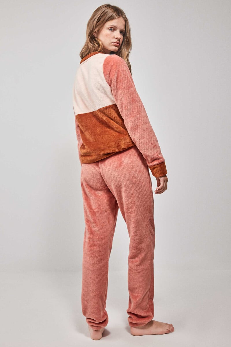 Cortefiel Pijama Polar Largo