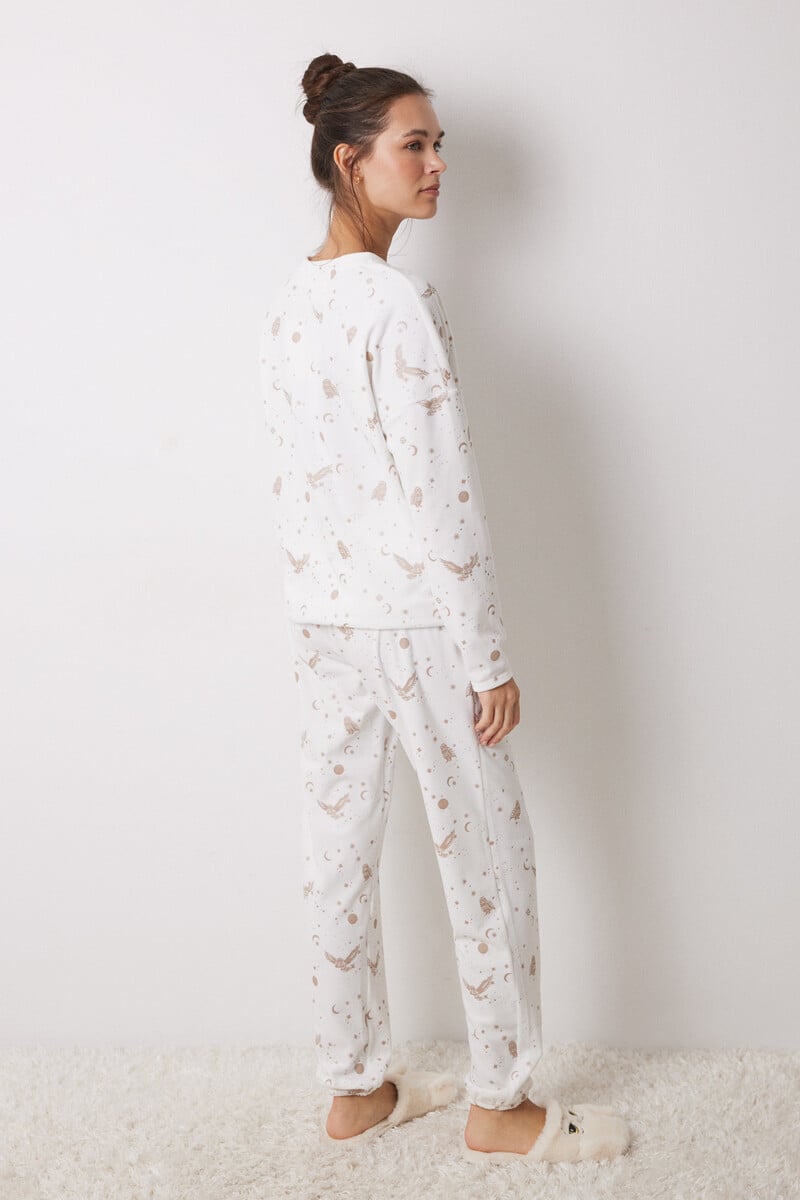 Cortefiel Pijama Terciopelo Elástico Harry Potter
