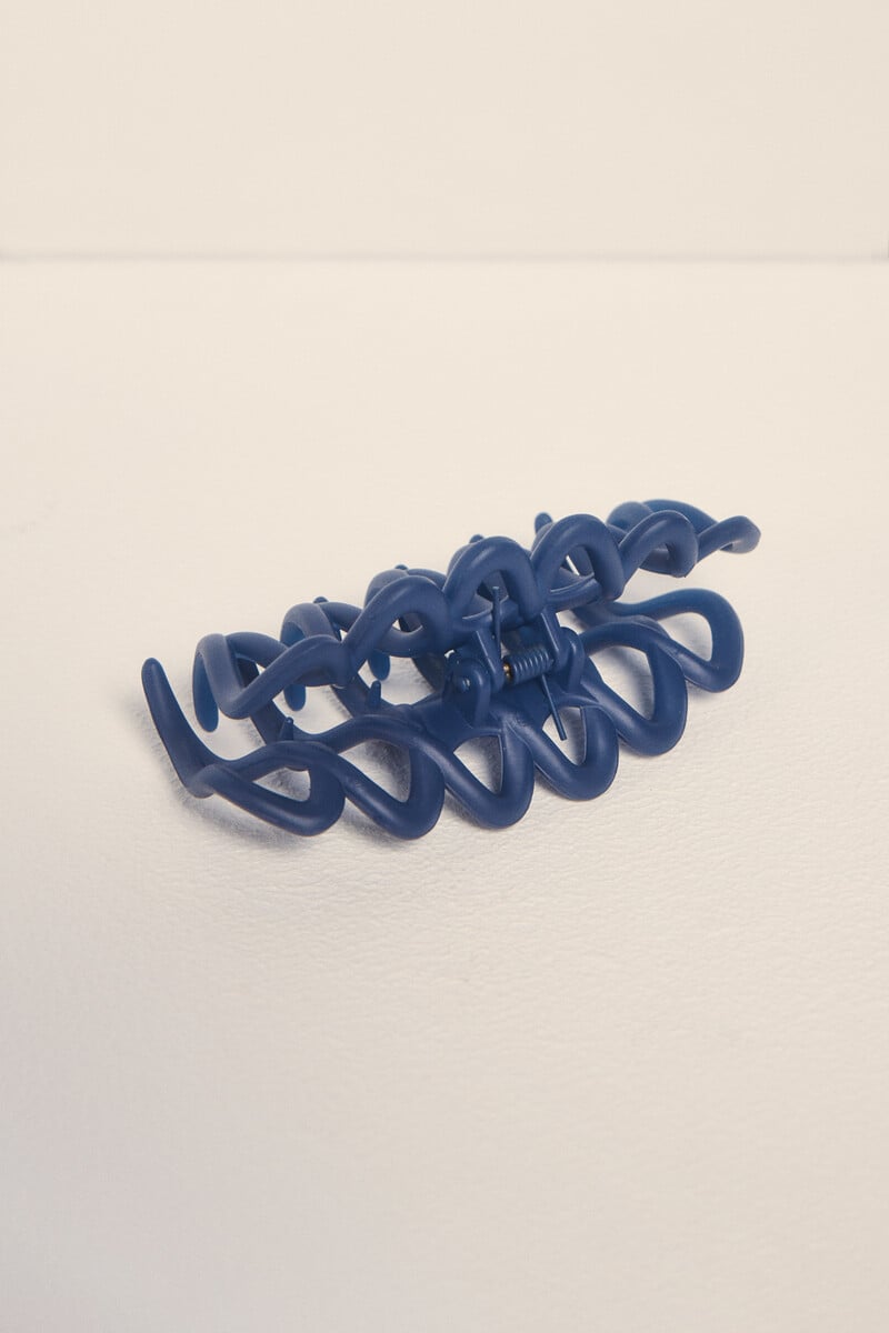 Cortefiel Pinza Pelo Azul Navy