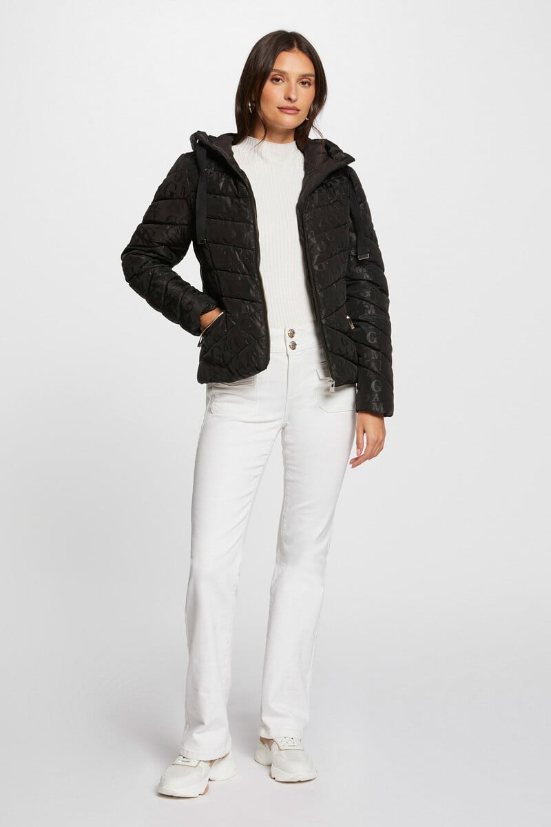 Cortefiel Plumón estampado monogram