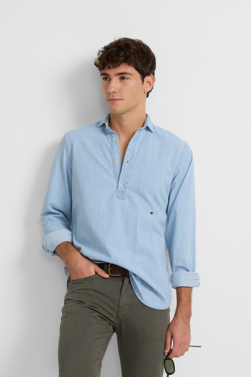 Cortefiel Polera warm jeans
