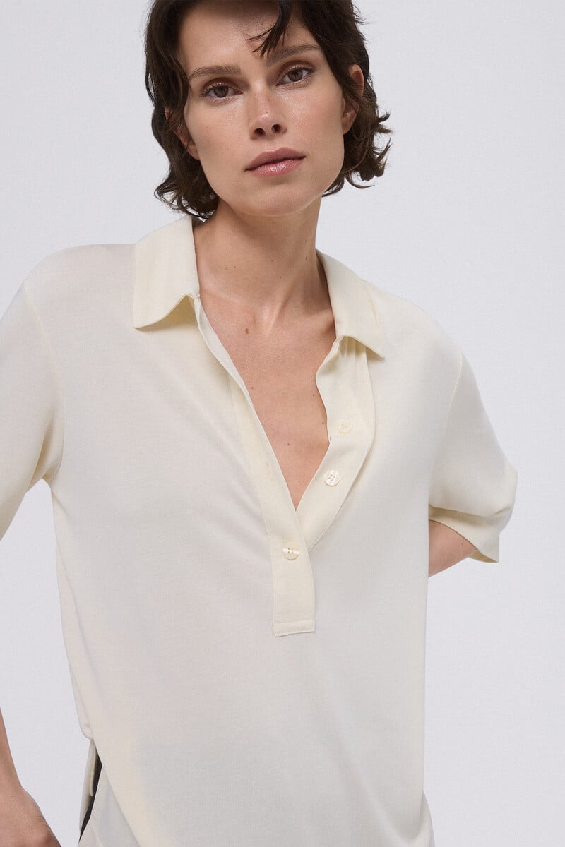 Cortefiel Polo Amplio