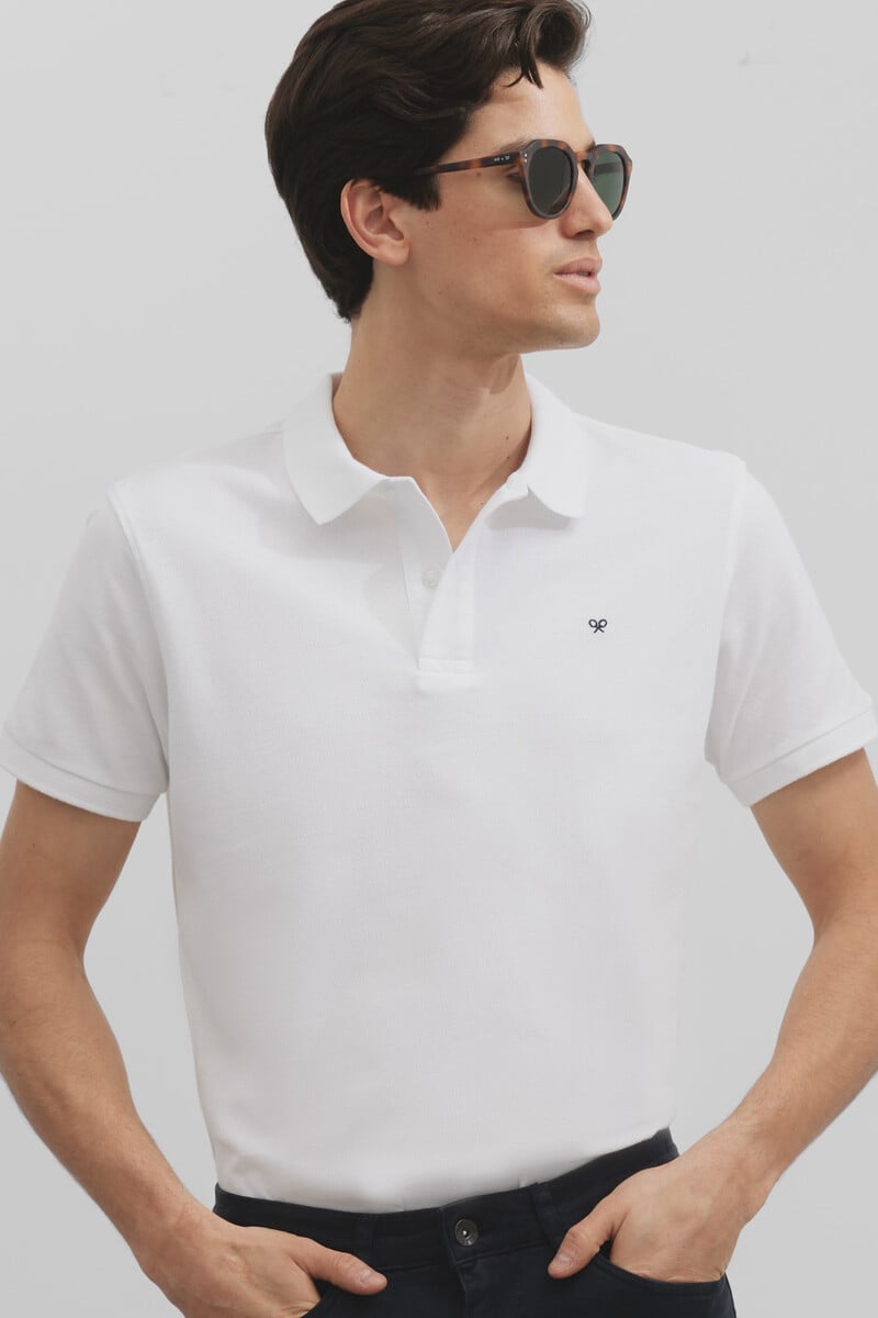 Cortefiel Polo clasico liso