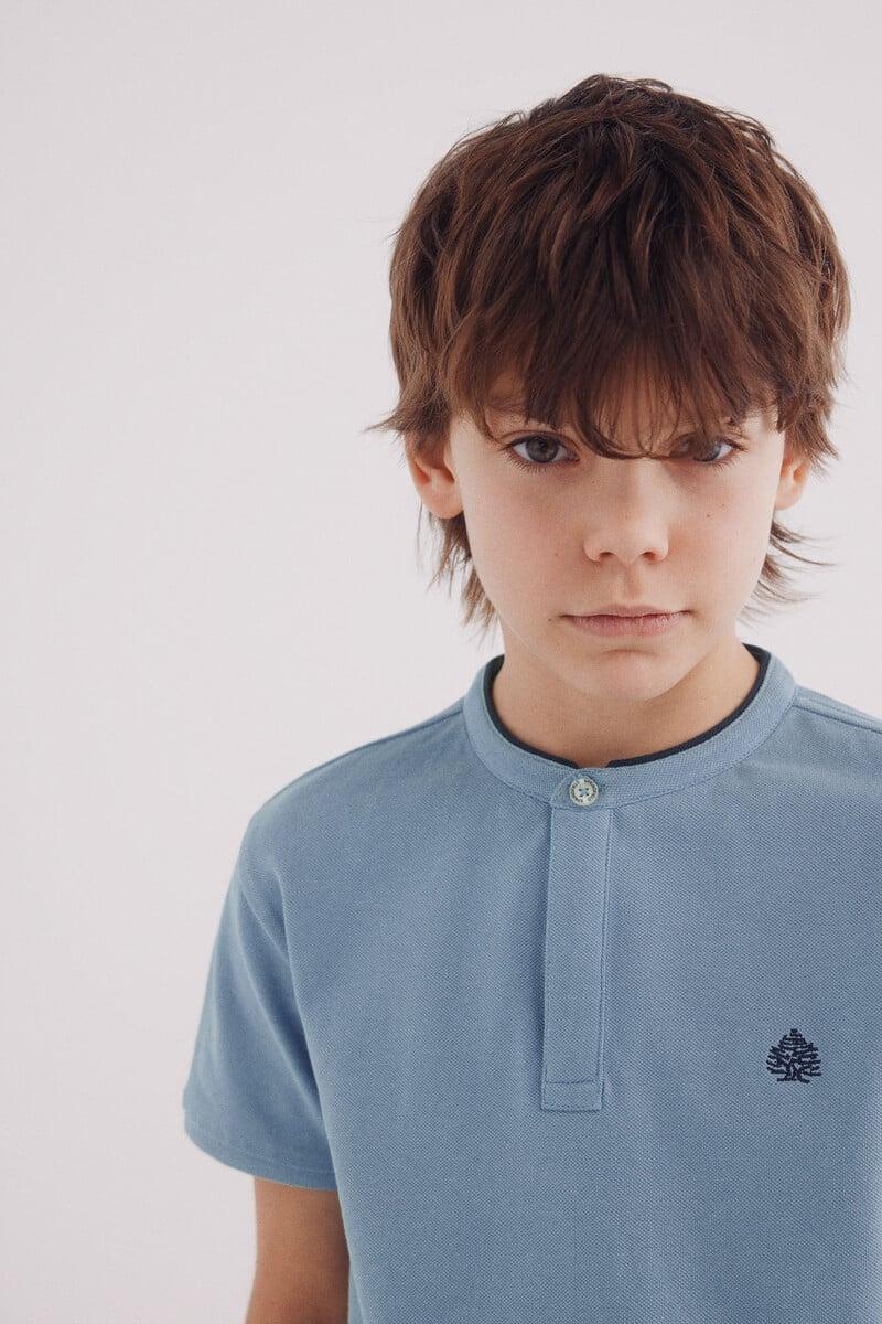 Cortefiel Polo Cuello Mao Niño