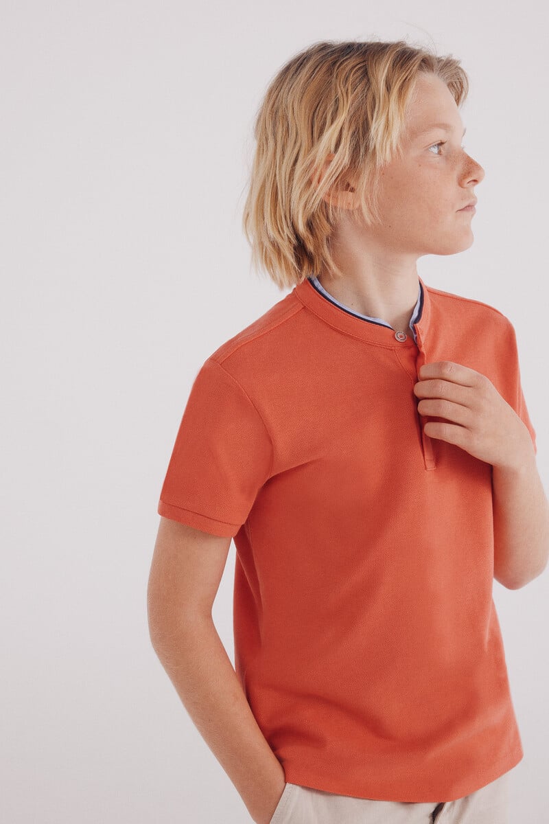 Cortefiel Polo cuello mao niño