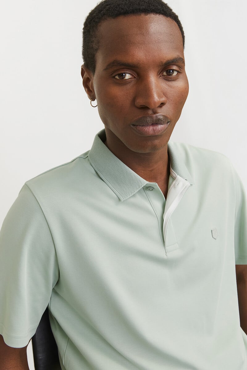 Cortefiel Polo Liso Regular Fit