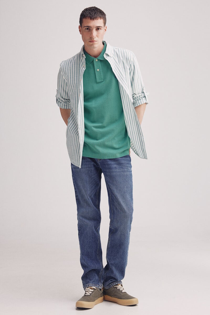 Cortefiel Polo Piqué Básico Regular Fit