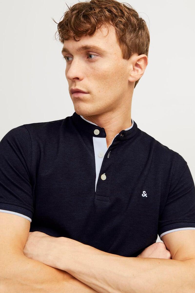 Cortefiel Polo Slim Fit Cuello Mao