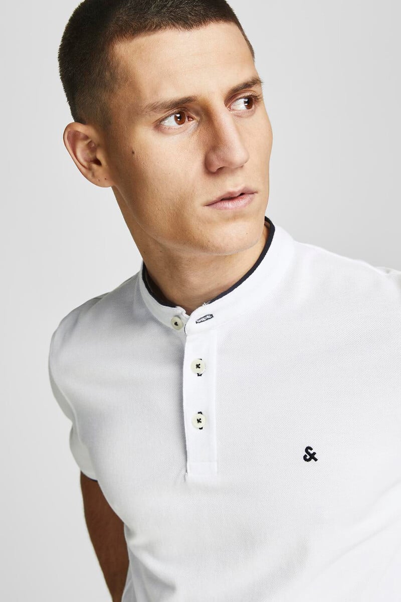 Cortefiel Polo Slim Fit Cuello Mao