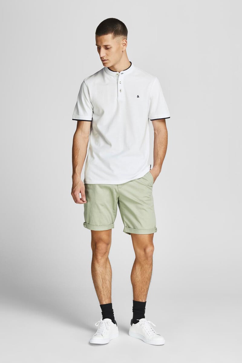 Cortefiel Polo Slim Fit Cuello Mao