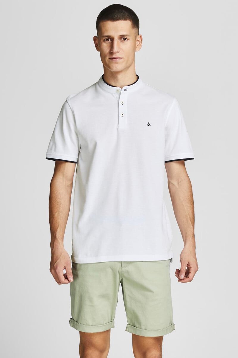 Cortefiel Polo slim fit cuello mao