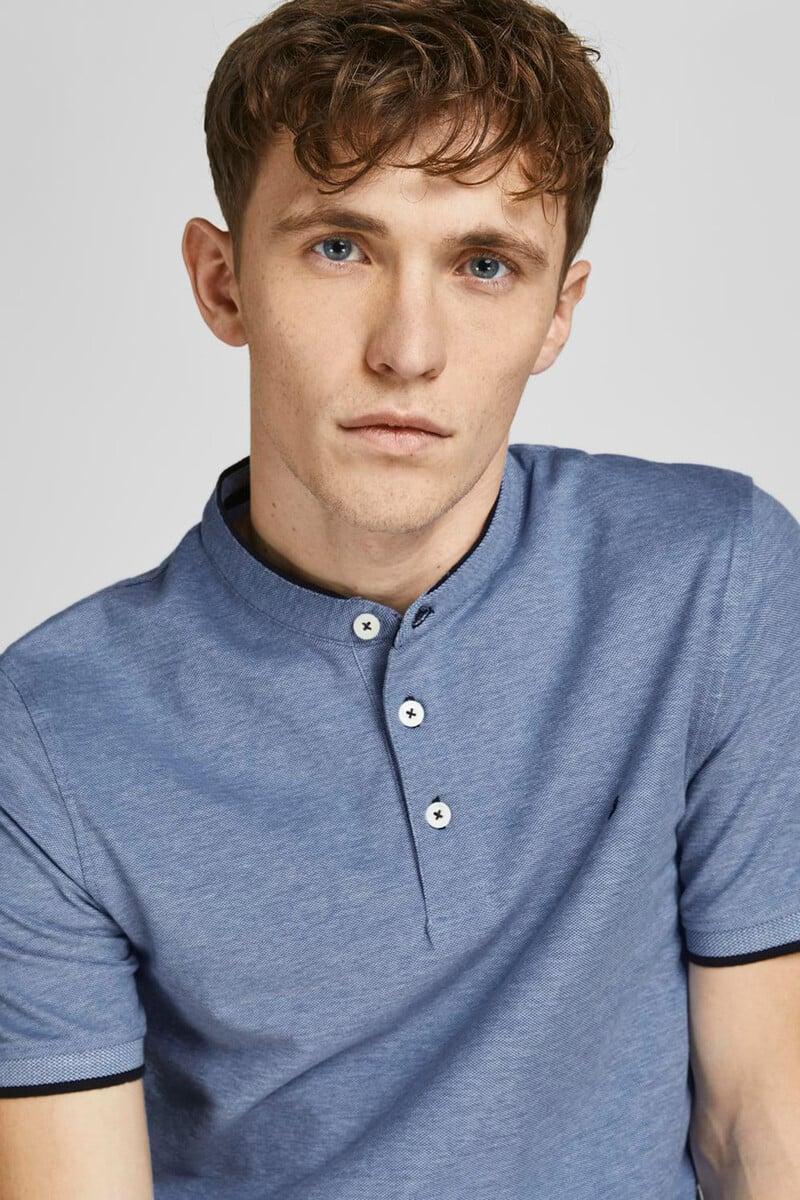 Cortefiel Polo Slim Fit Cuello Mao