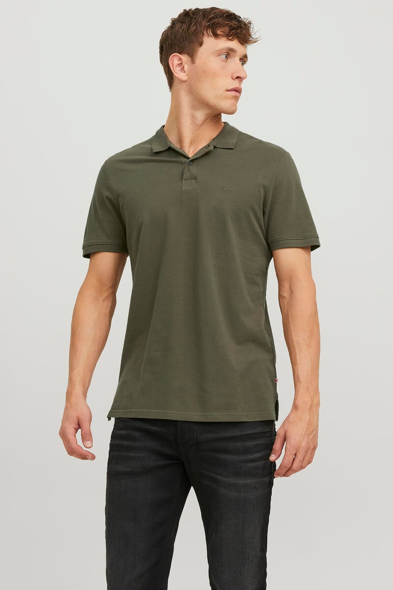Cortefiel Polo slim fit liso