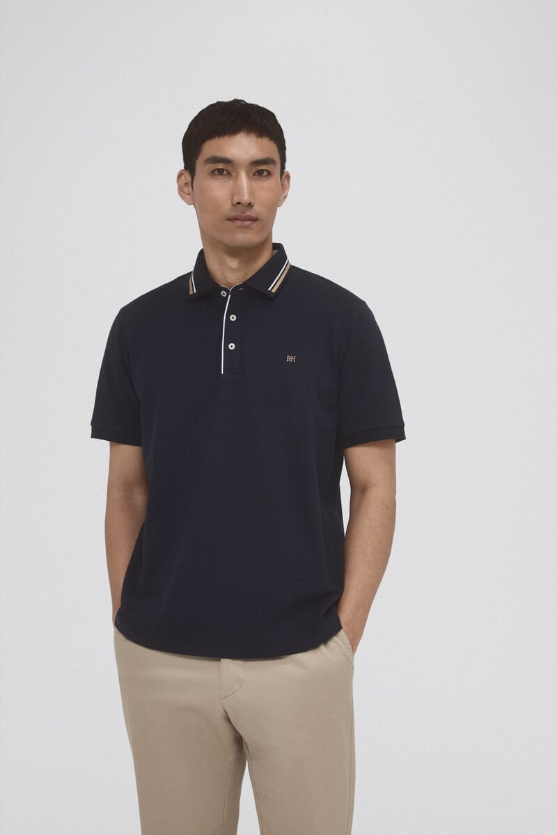 Cortefiel Polo Tips En Cuello