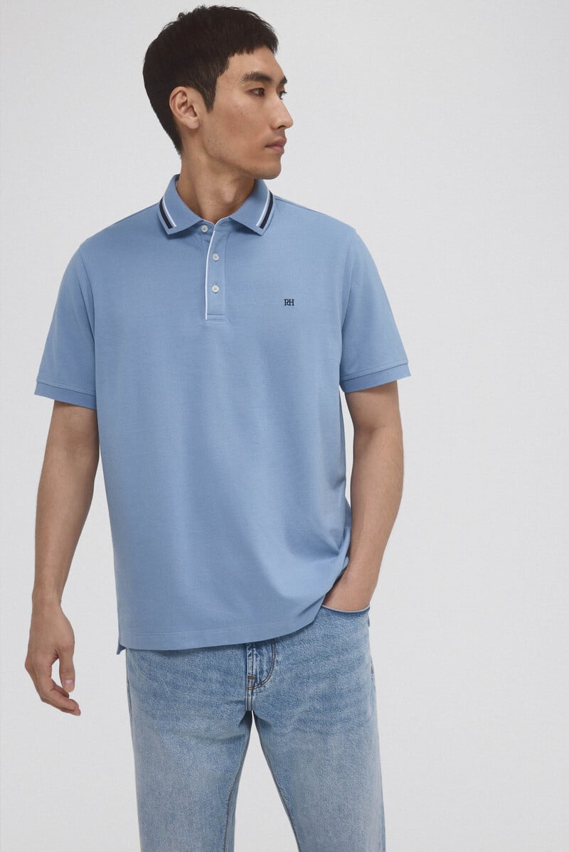 Cortefiel Polo tips en cuello