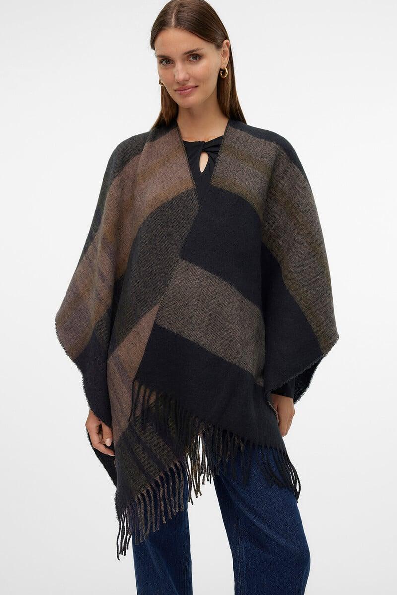 Cortefiel Poncho de mujer tejido suave