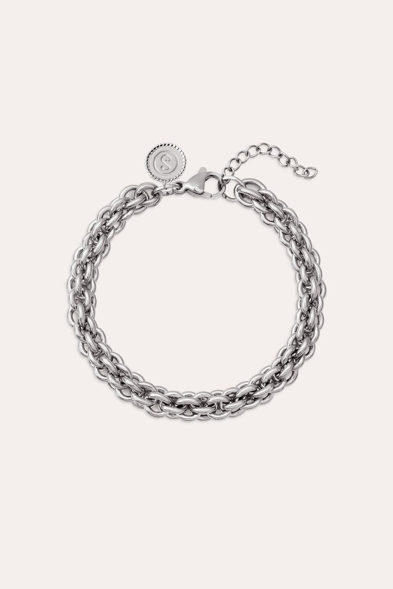 Cortefiel Pulsera Big Rope Acero