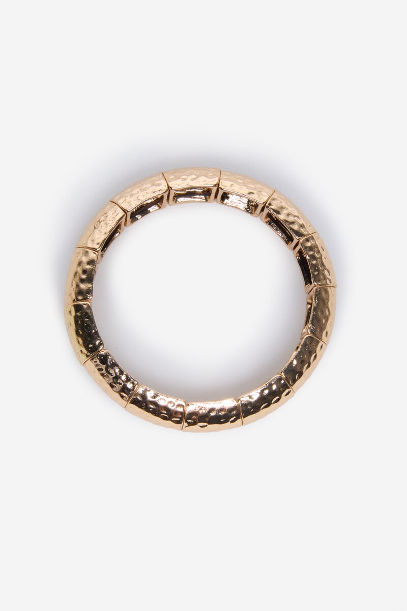 Cortefiel Pulsera Elástica Martelada