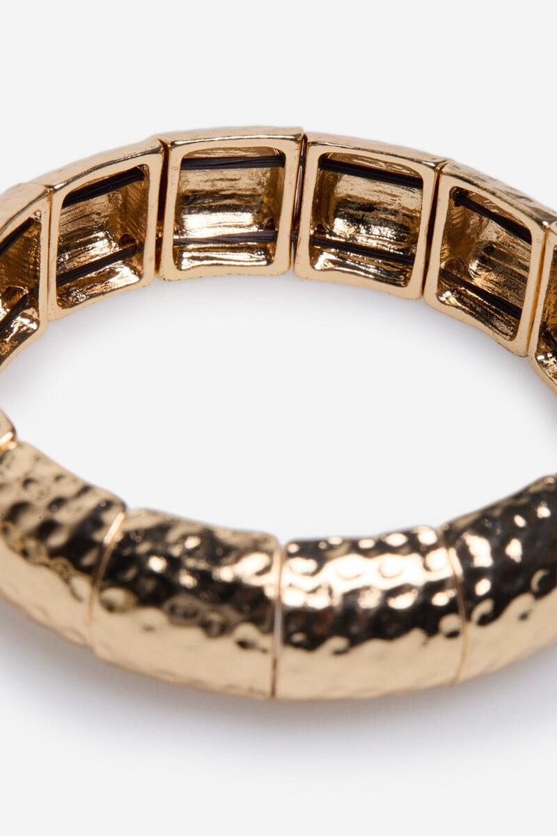 Cortefiel Pulsera elástica martelada