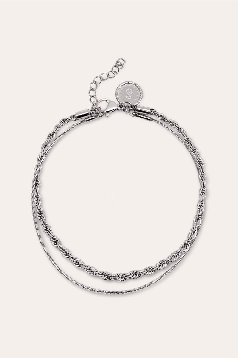 Cortefiel Pulsera Nautic Acero