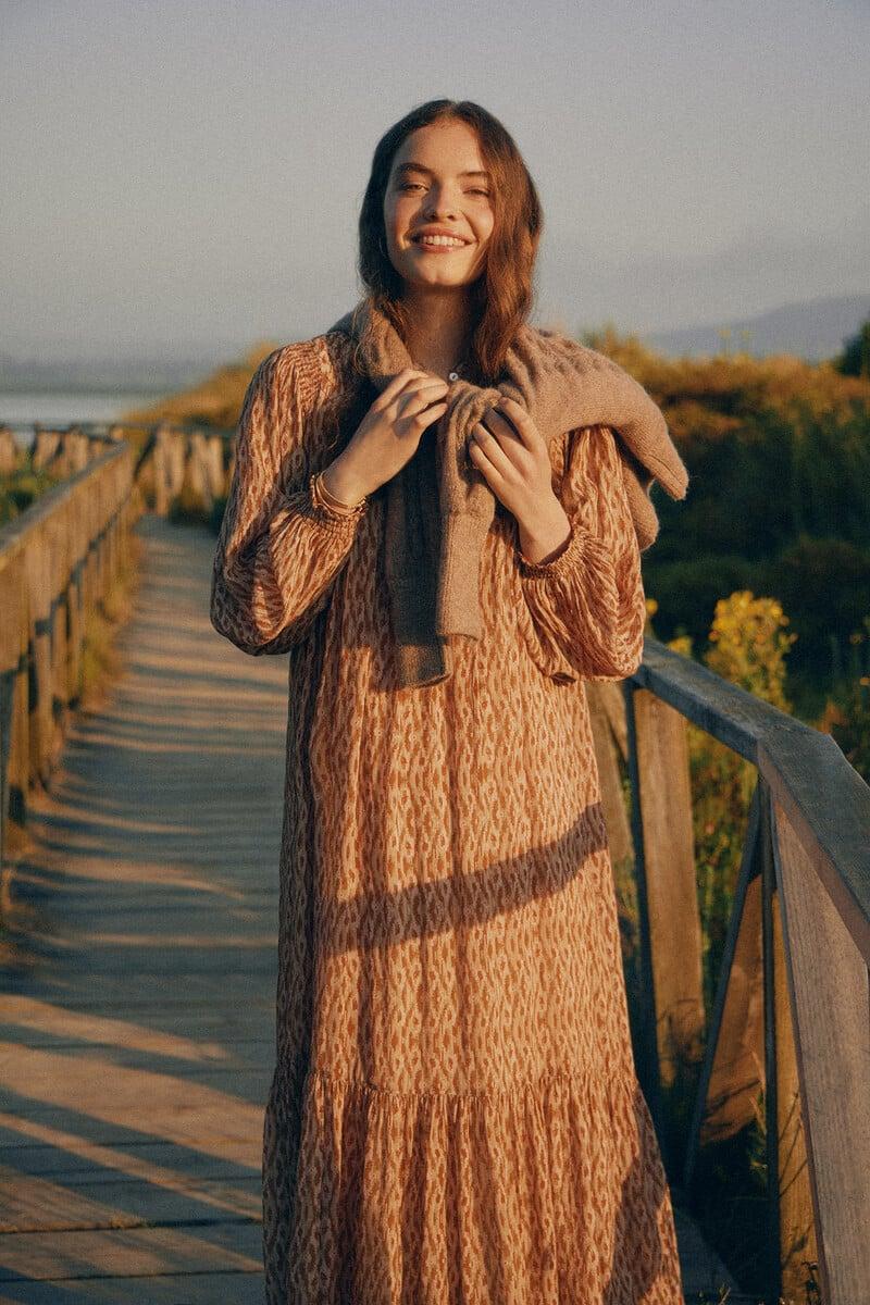 Cortefiel Rania. Vestido estampado