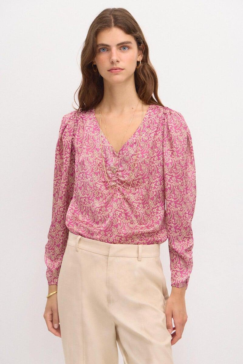 Cortefiel Rita. Blusa Estampada