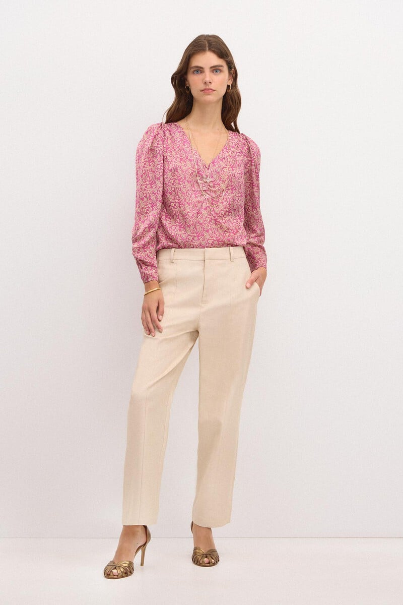 Cortefiel Rita. Blusa Estampada
