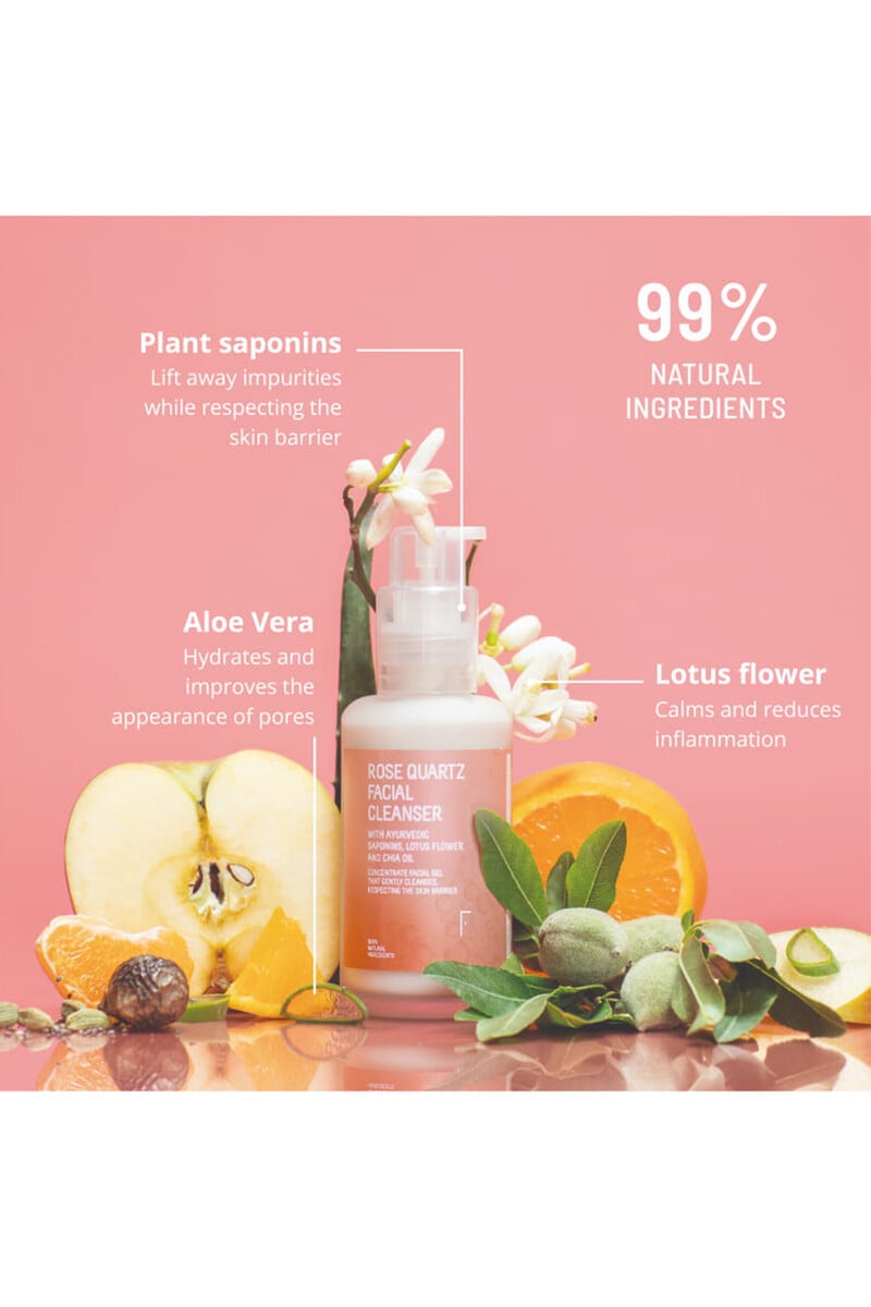 Cortefiel Rose Quartz Limpiador Facial