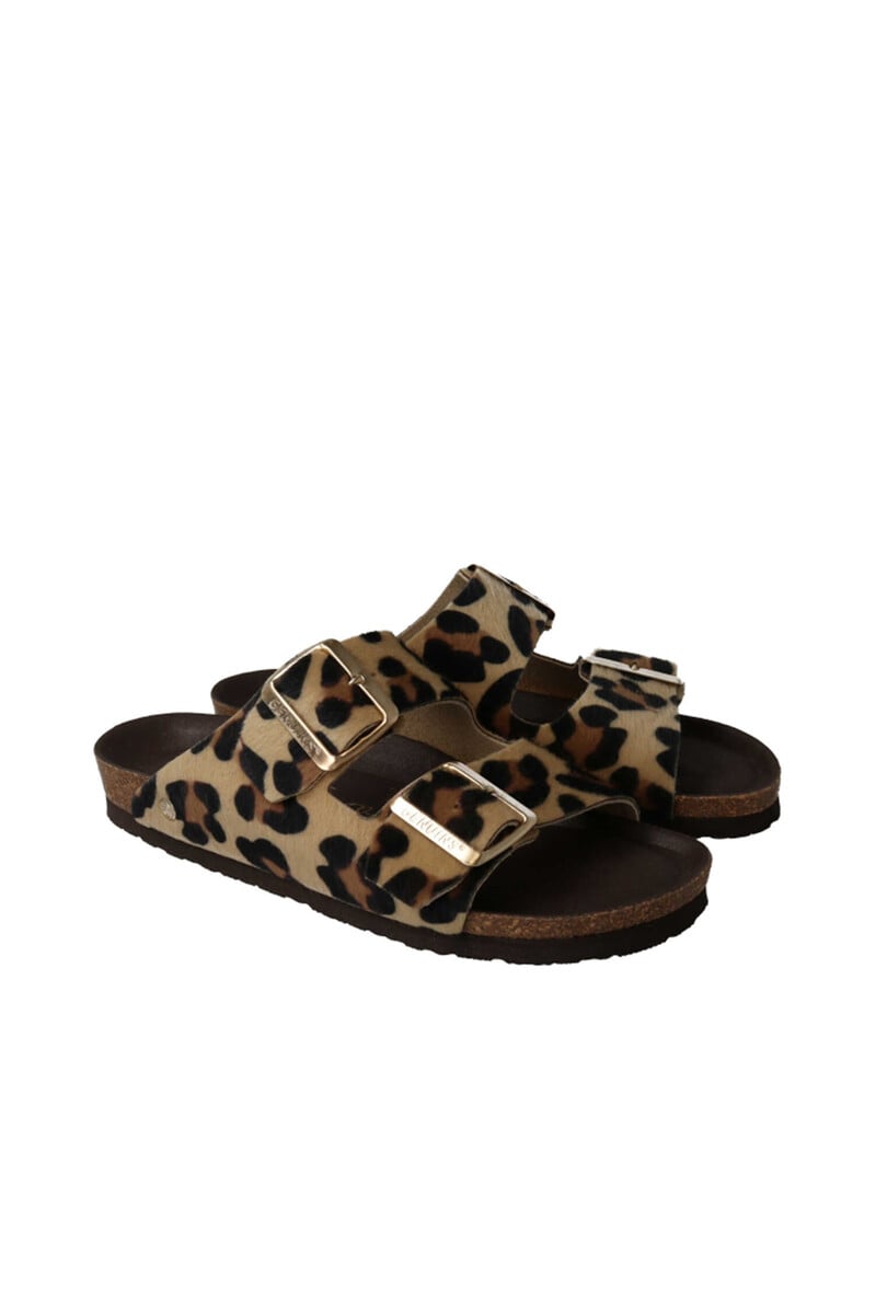 Cortefiel Sandalia Con Hebillas Ajustables