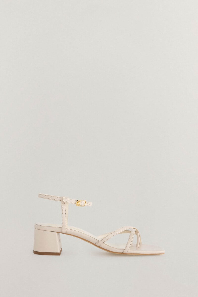 Cortefiel Sandalia tacón medio