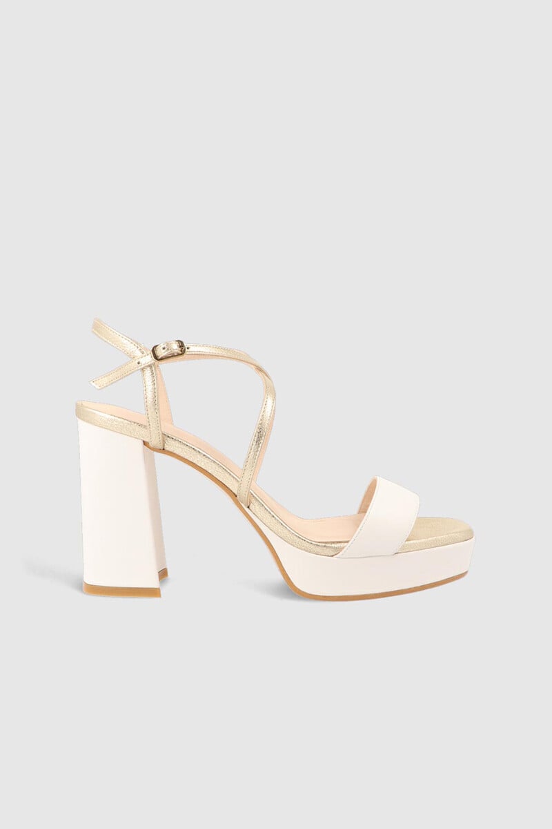 Cortefiel Sandalias en piel lisa