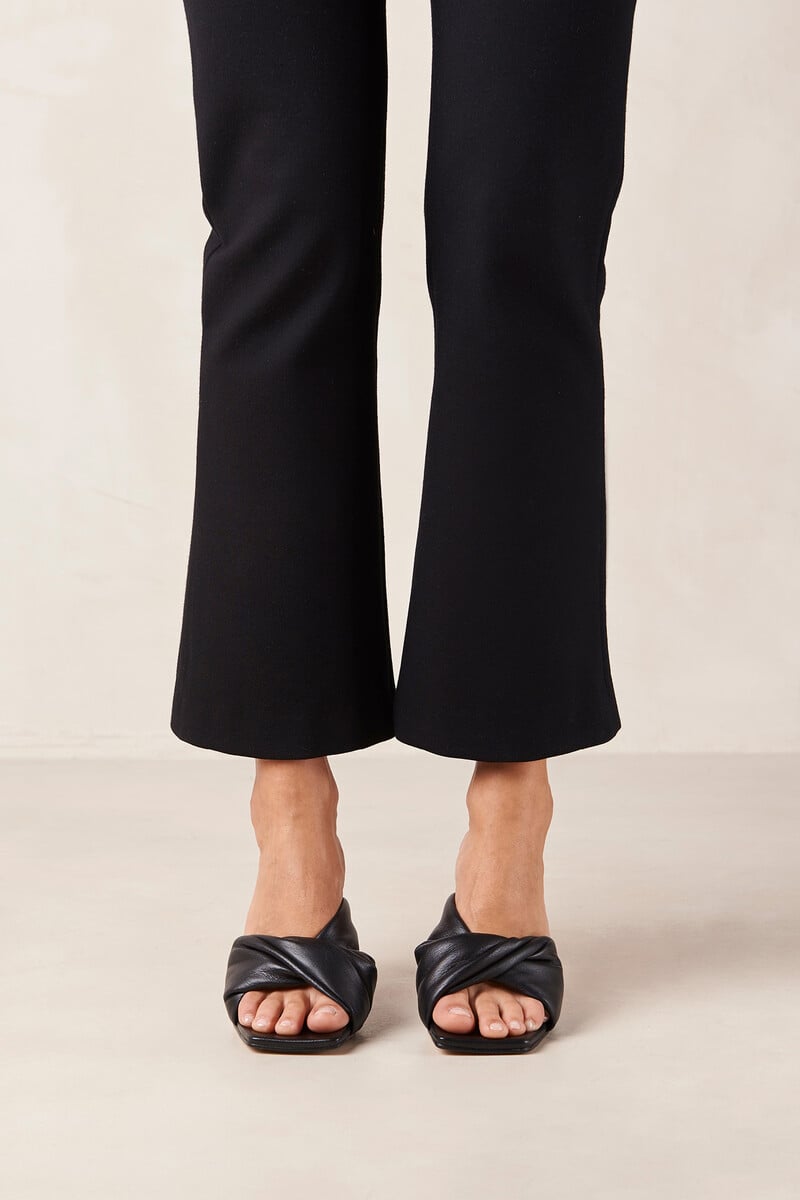 Cortefiel Sandalias Mermaid En Piel Color Negro